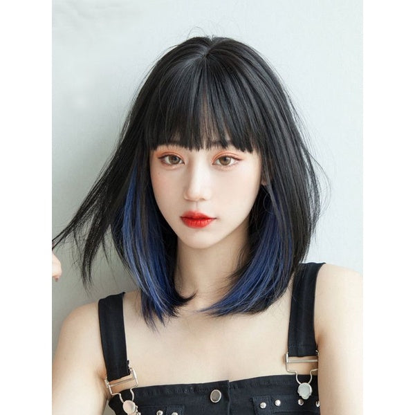 Ready stock PE3 MEDIUM WIG HAIR WIGS RAMBUT PALSU PENDEK COSPLAY WIG LORITA WIG RAMBUT PALSU PEREMPUAN