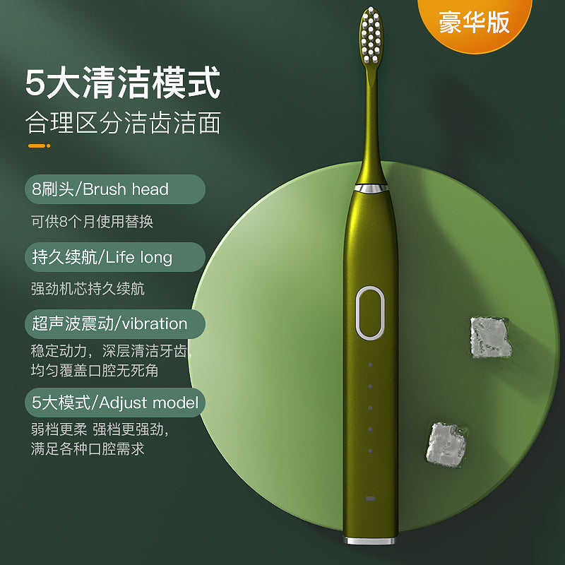 Maglev electric toothbrush, sonic smart toothbrush, household charging brush head electric toothbrush