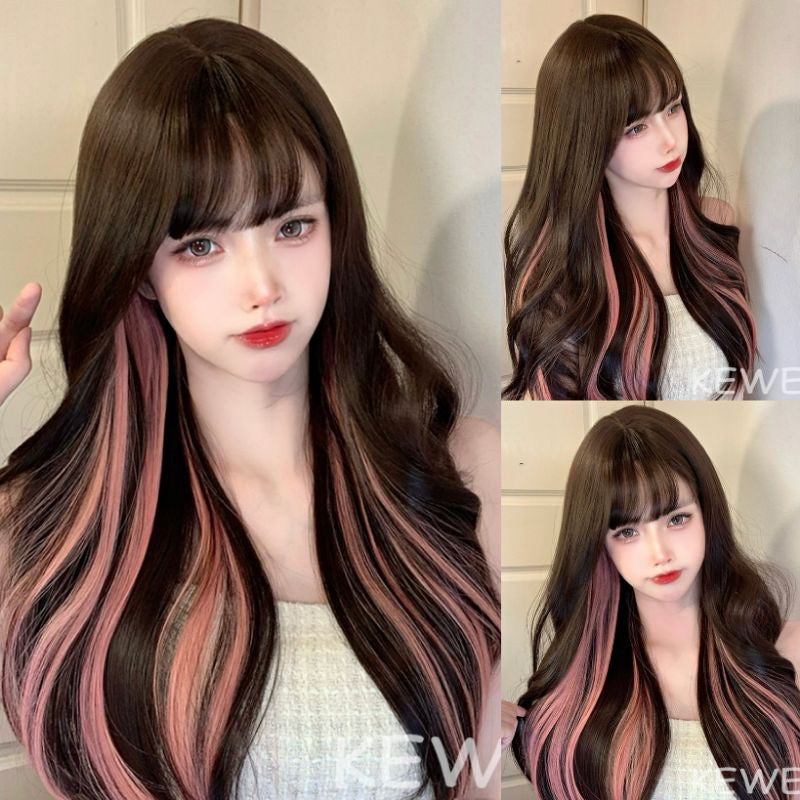 Ready stock PREMIUM WIG ANTI SHINE PB04 RAMBUT PALSU PEREMPUAN RAMBUT PANJANG LONG WIG ANTISHINE FAKE HAIR