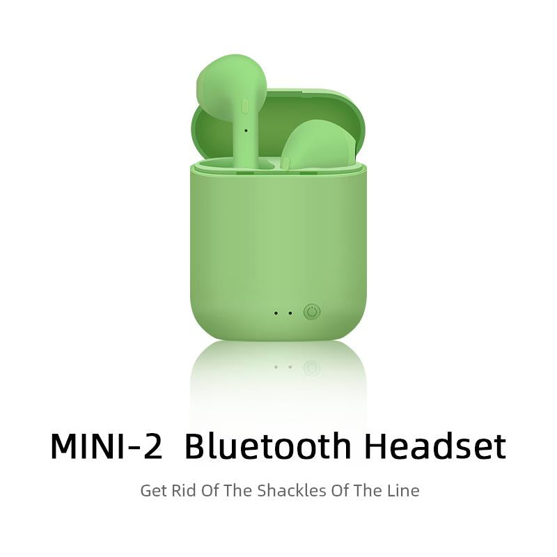 M&amp;J i7s Mini 2 TWS Wireless Headphones Bluetooth 5.0 Earphone Matte Macaron Earbuds Handsfree With Mic Charging Box Headset