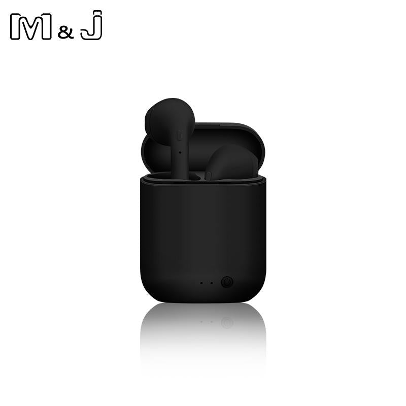 M&amp;J i7s Mini 2 TWS Wireless Headphones Bluetooth 5.0 Earphone Matte Macaron Earbuds Handsfree With Mic Charging Box Headset