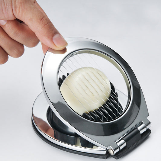 Zinc alloy egg cutter split flap Preserved egg split slicer Kitchen gadget