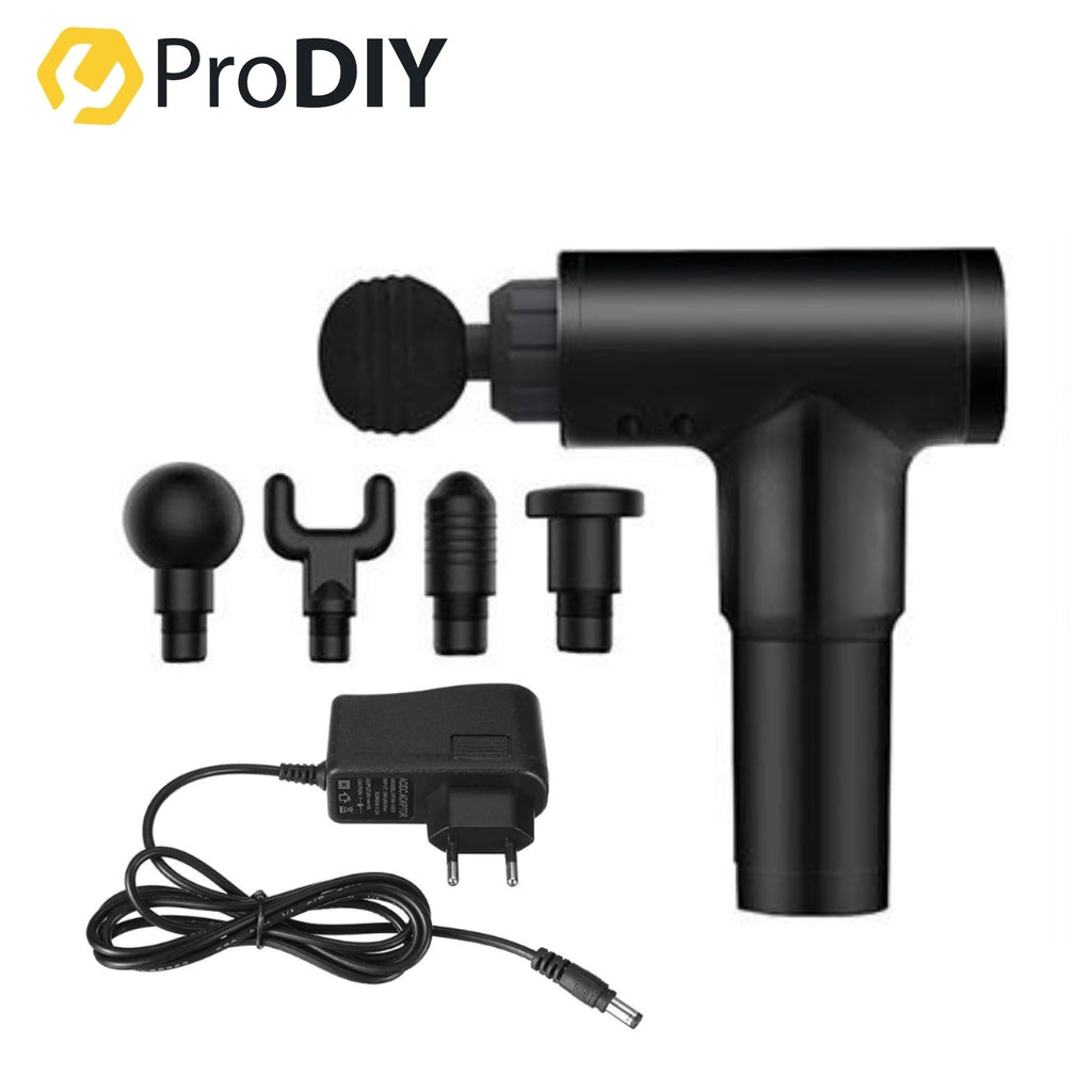 PRODIY 5 / 6 Speeds Muscle Massage Gun Handheld Deep Tissue Vibration Rechargeable Fascial