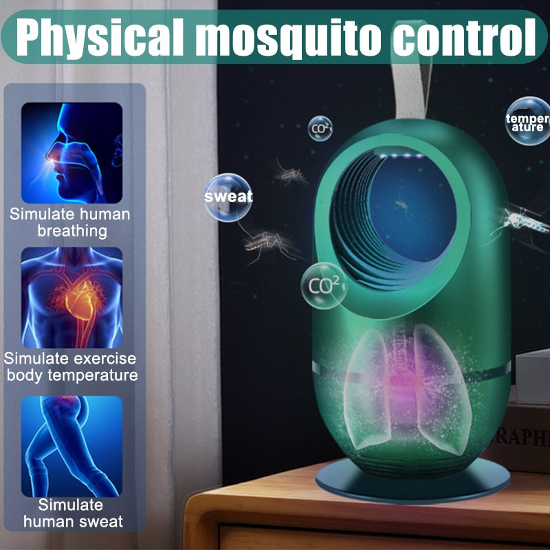 LED Mosquito Killer Lamp Indoor Electric Mute Bug Zapper Mosquito Insect Killer Safe Anti Mosquito Trap Repellent Fly Mosquito