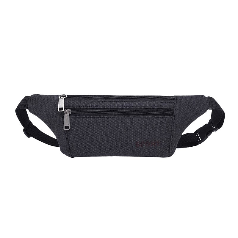 Men Fashion Multifunction Nylon Waist Shoulder Bag Crossbody Anti Theft Travel Purse Messenger Pouch Pocket Chest Bag For Male