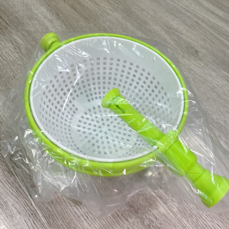 Salad draining basket, kitchen vegetable rotary drainer, washing vegetable dehydration rotator