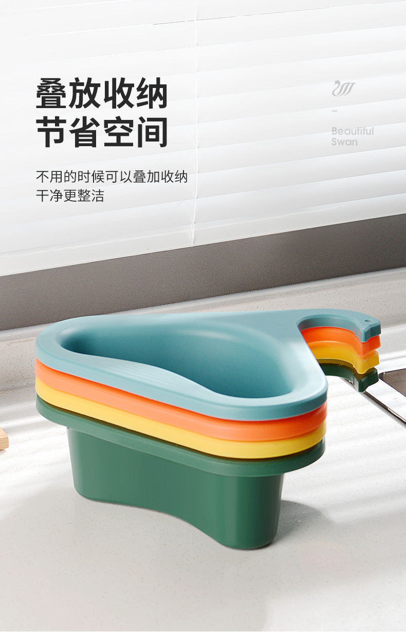 Multi-functional non-punching kitchen sink, fruit and vegetable sink, water filter, blue filter rack, filter