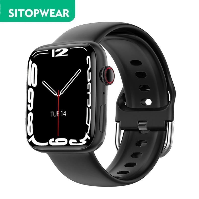 SitopWear Smart Watch 2022 Wireless Charging Smartwatch Bluetooth Calls Watches Men Women Fitness Bracelet Custom Watch Face