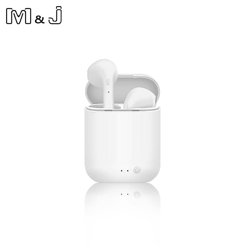 M&amp;J i7s Mini 2 TWS Wireless Headphones Bluetooth 5.0 Earphone Matte Macaron Earbuds Handsfree With Mic Charging Box Headset