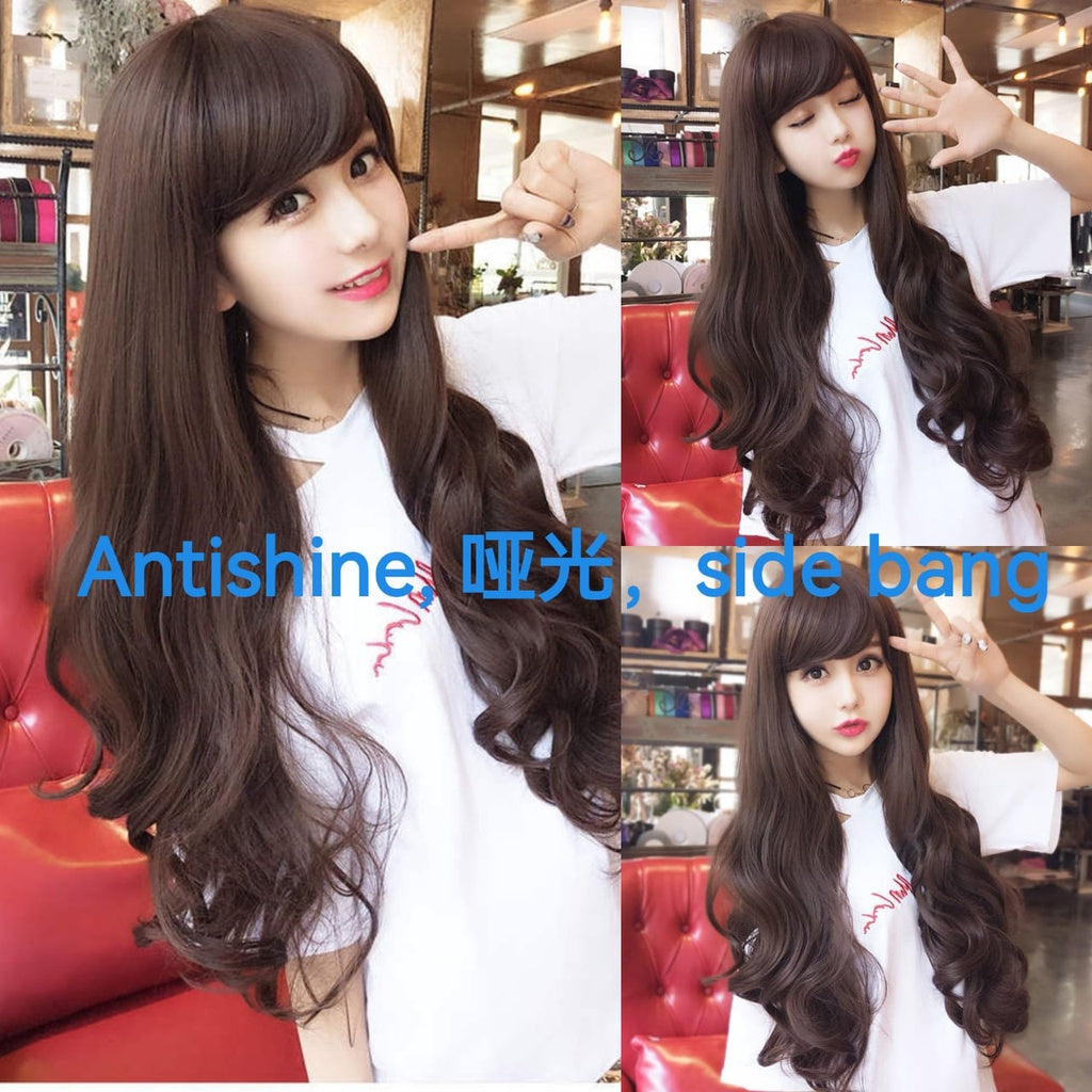 Ready stock PREMIUM WIG ANTI SHINE PB04 RAMBUT PALSU PEREMPUAN RAMBUT PANJANG LONG WIG ANTISHINE FAKE HAIR