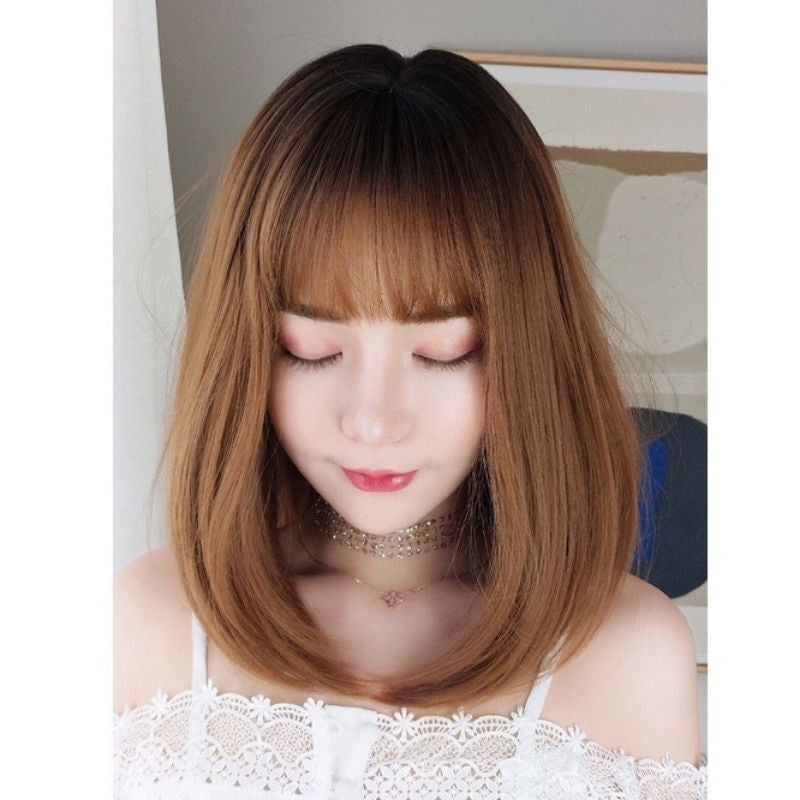 Ready stock PE3 MEDIUM WIG HAIR WIGS RAMBUT PALSU PENDEK COSPLAY WIG LORITA WIG RAMBUT PALSU PEREMPUAN