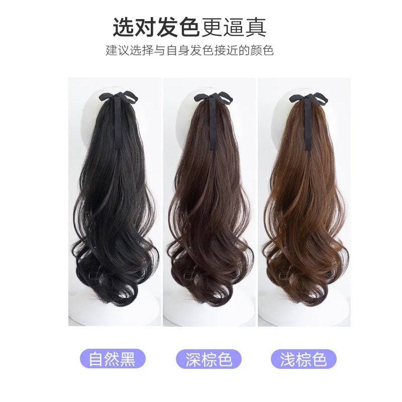 READY] Horsetail Wig Hair Wig Hair Wave Curly Hair Wig