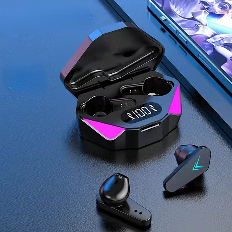 X15 gaming bluetooth headset half in-ear large capacity magic sound quality earphone wireless bluetooth