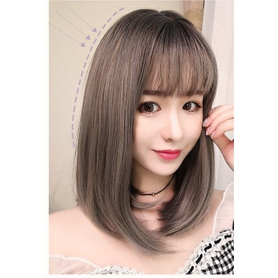 Ready stock PE3 MEDIUM WIG HAIR WIGS RAMBUT PALSU PENDEK COSPLAY WIG LORITA WIG RAMBUT PALSU PEREMPUAN