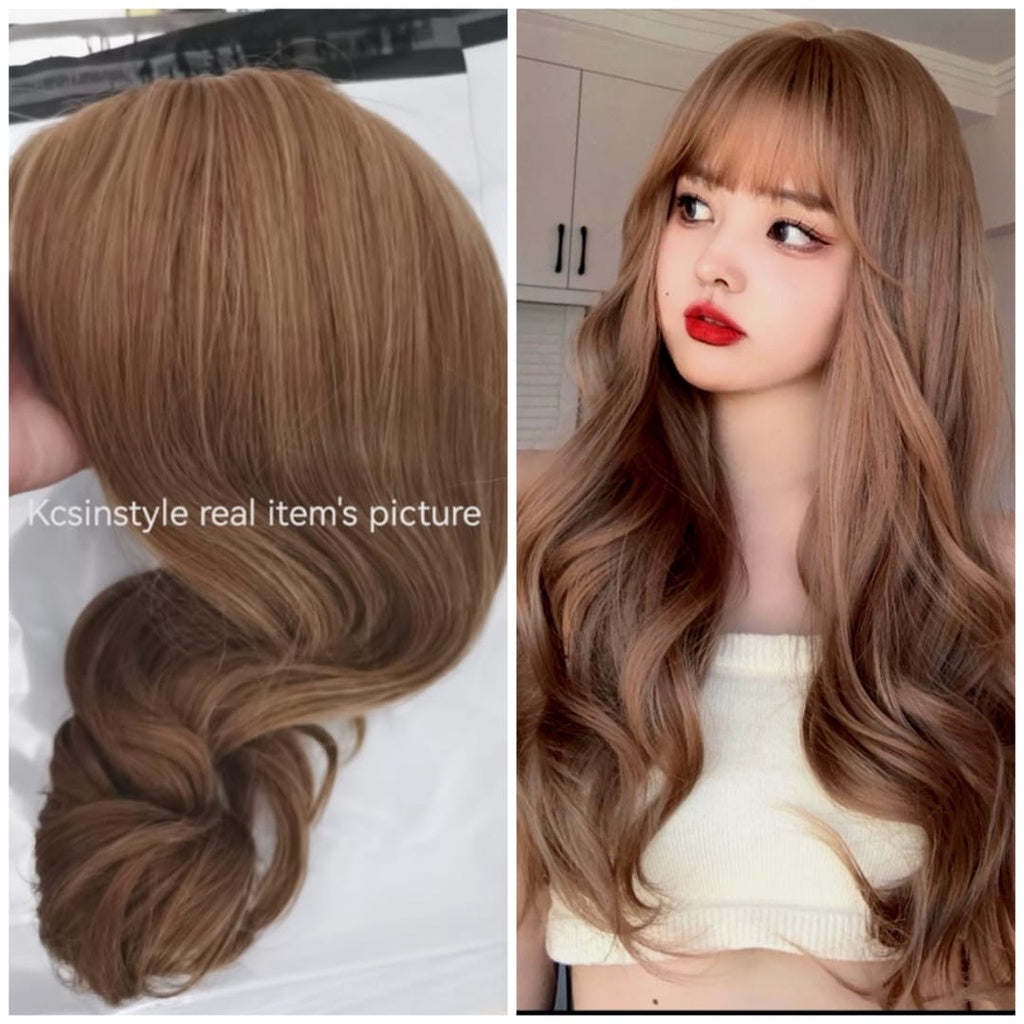 Ready stock PREMIUM WIG ANTI SHINE PB04 RAMBUT PALSU PEREMPUAN RAMBUT PANJANG LONG WIG ANTISHINE FAKE HAIR